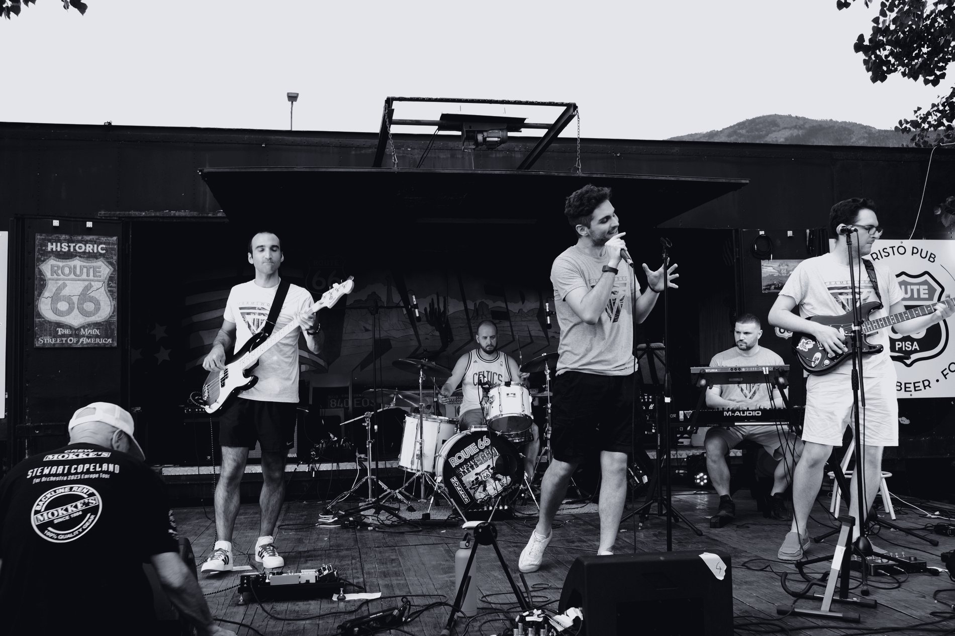 Frameworks performing live at Route66, Asciano